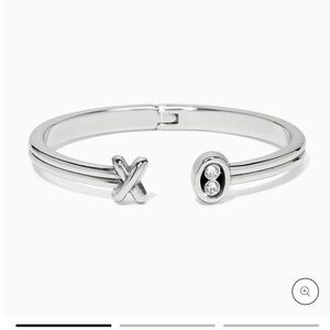 New Fashionista Brighton Silver XO Bracelet with Crystal Details